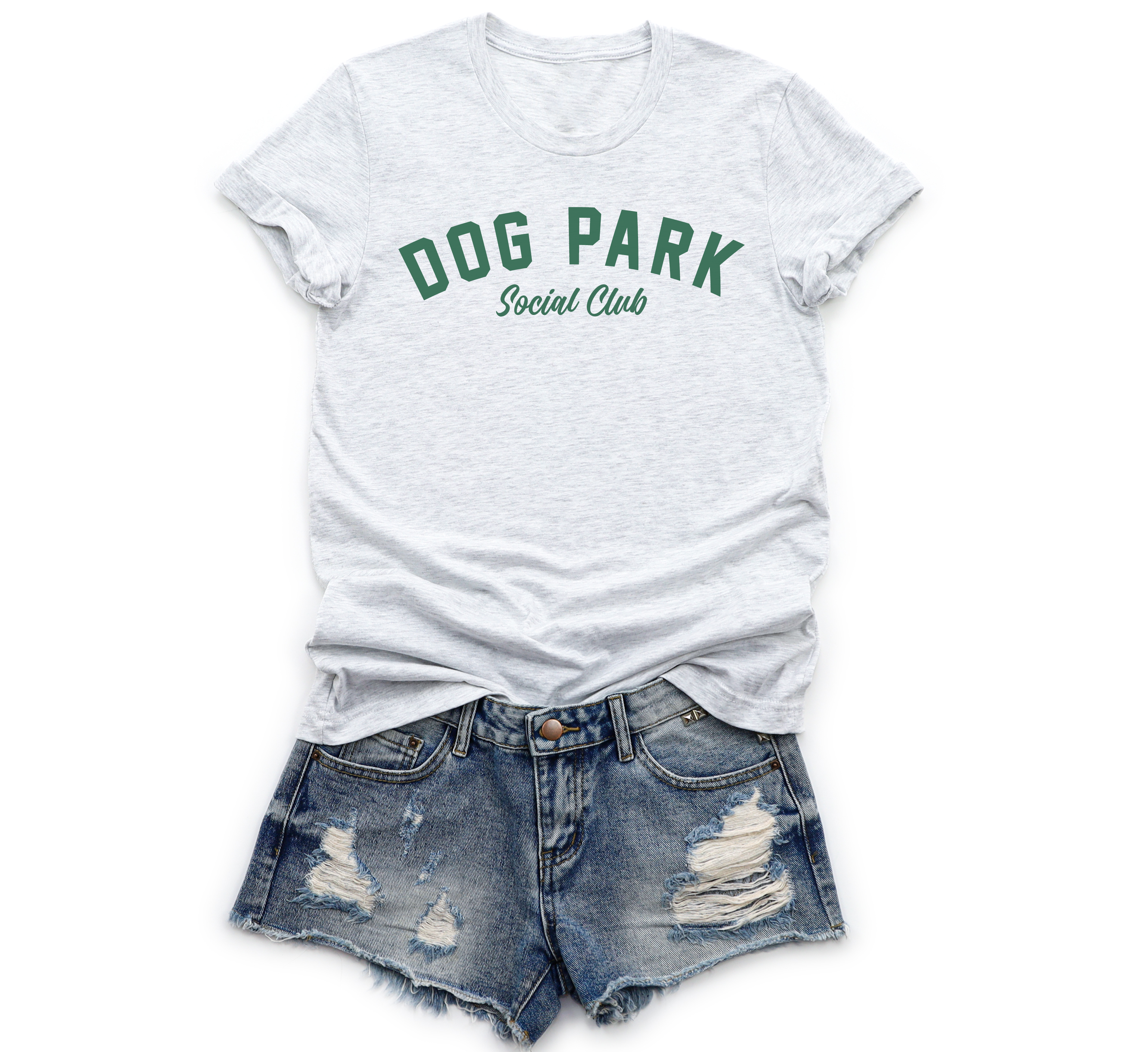 Dog Park Social Club - Ash Grey T-Shirt