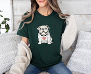 Bulldog Valentine Tees