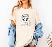 Bulldog Valentine Tees