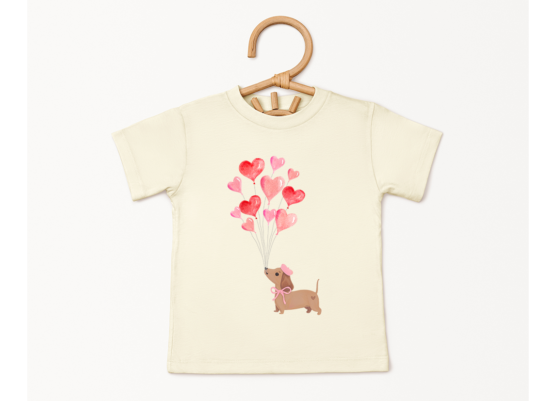 Heart Balloons Tee | Minis