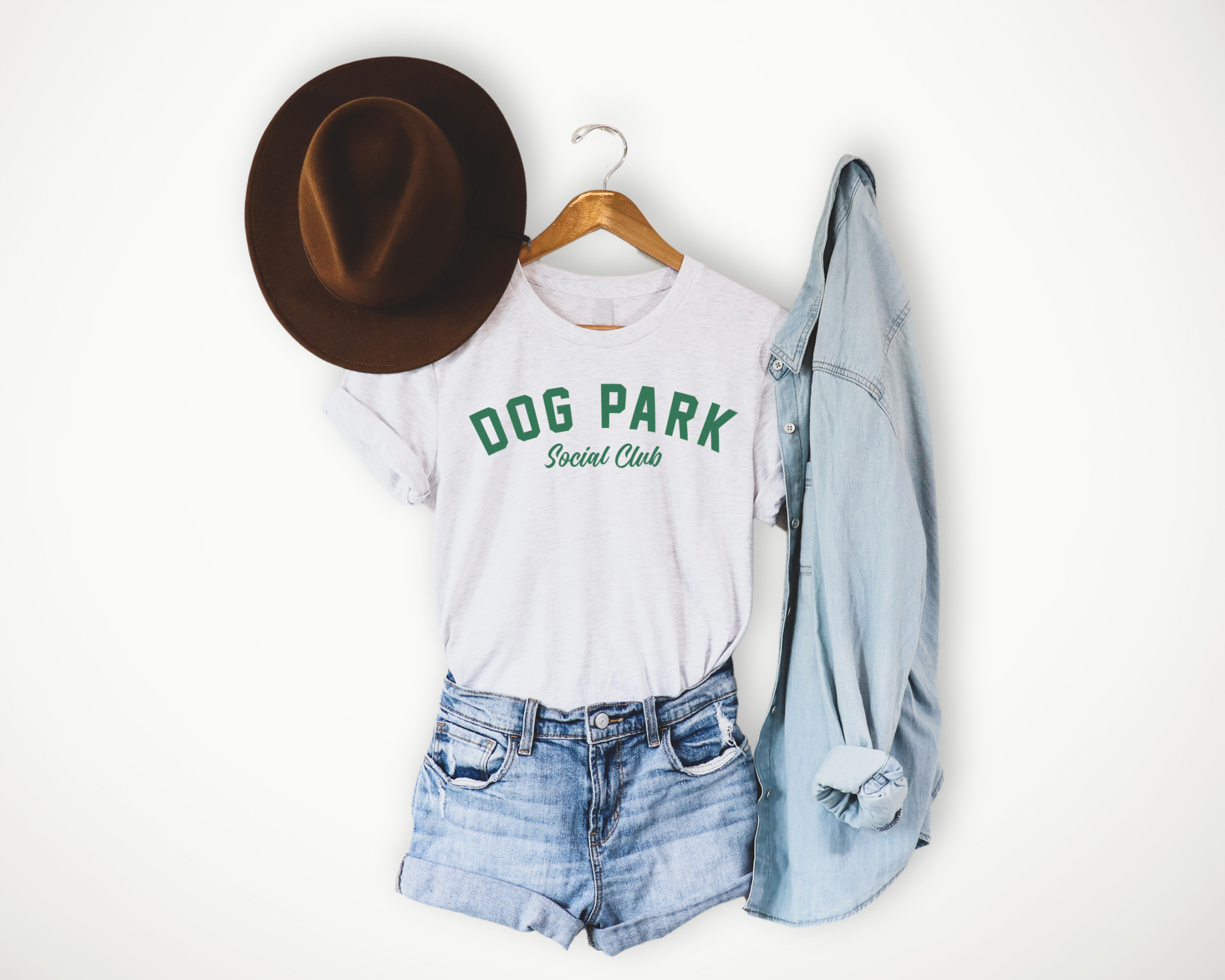 Dog Park Social Club - Ash Grey T-Shirt