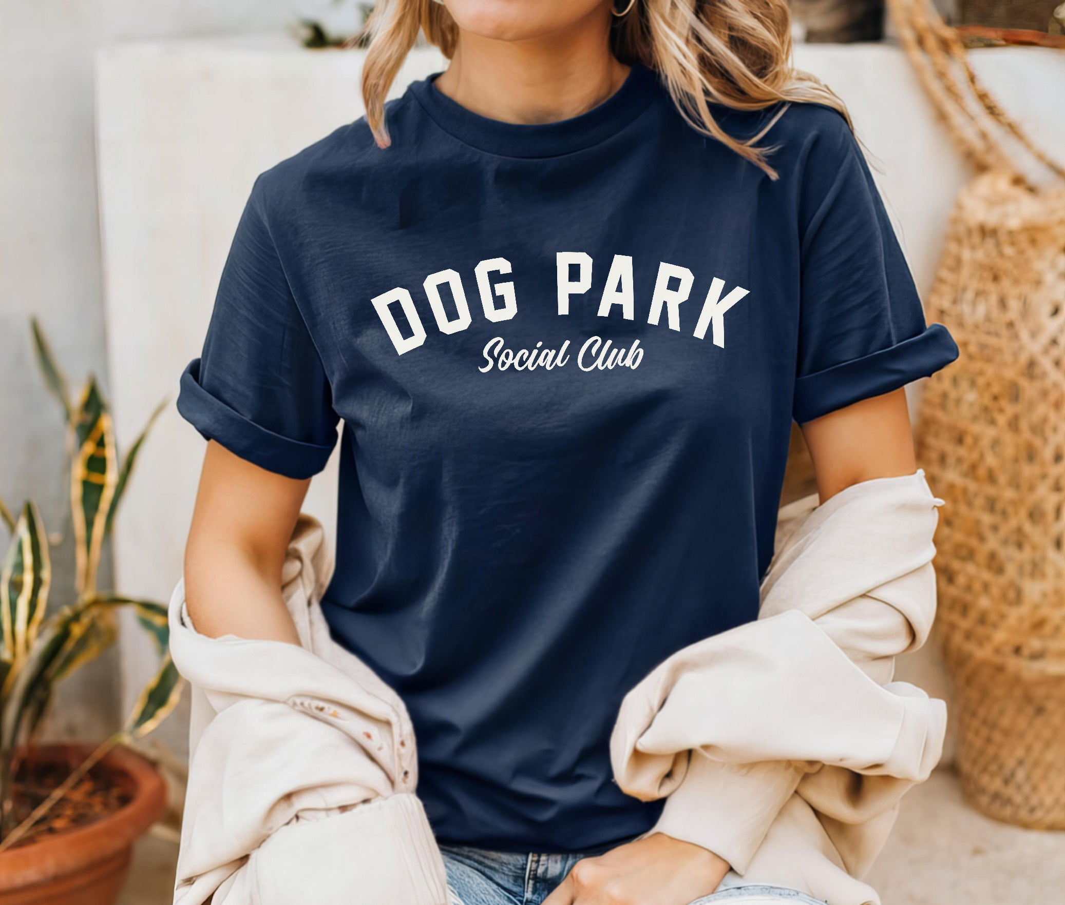 Dog Park Social Club - Navy Tee