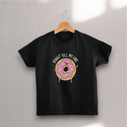 Donut Kill My Vibe Youth Tee - Black