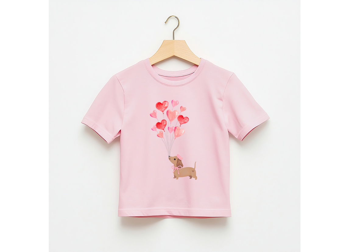 Heart Balloons Tee | Minis