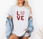 LOVE Distressed Tee