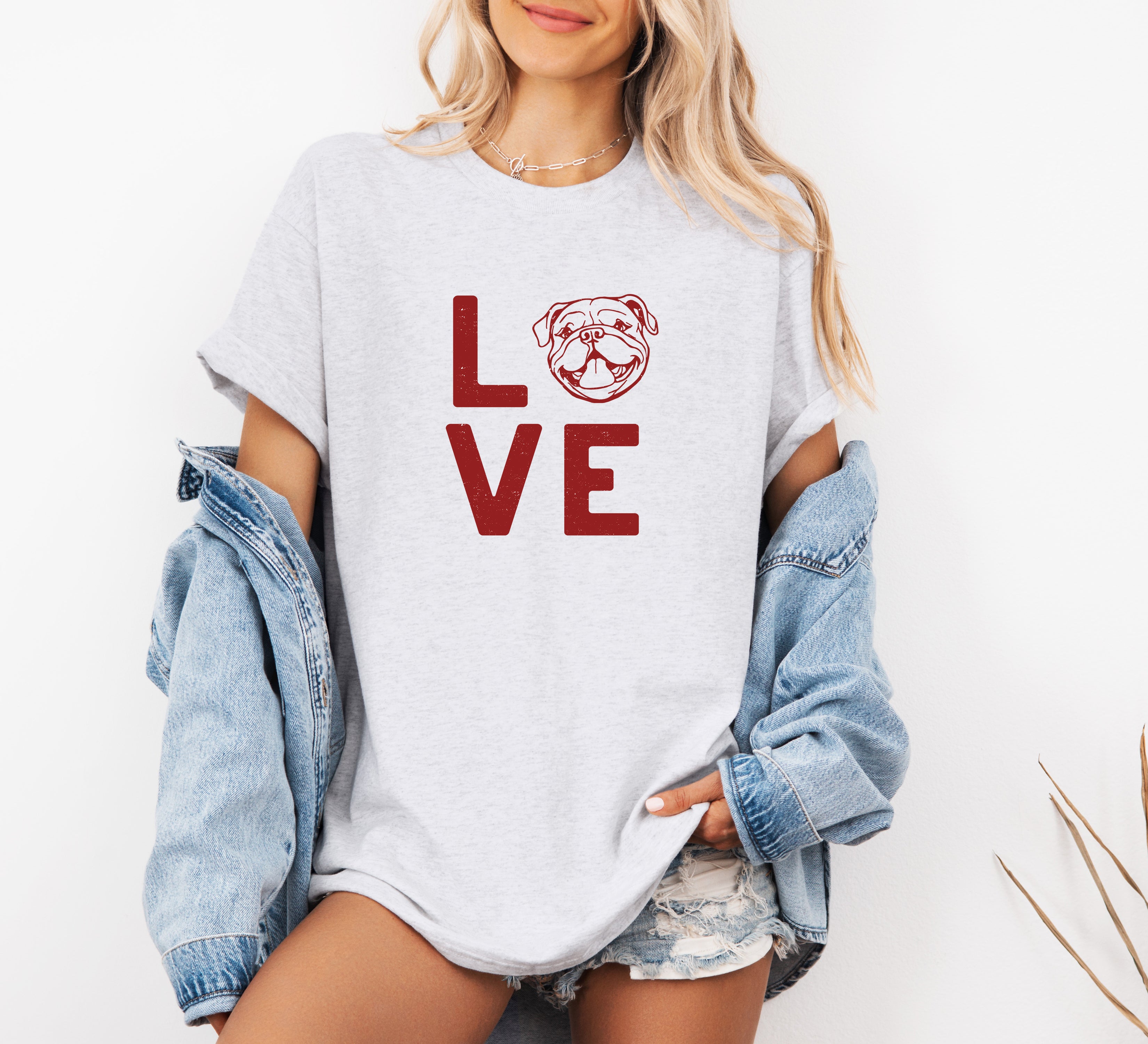 LOVE Distressed Tee