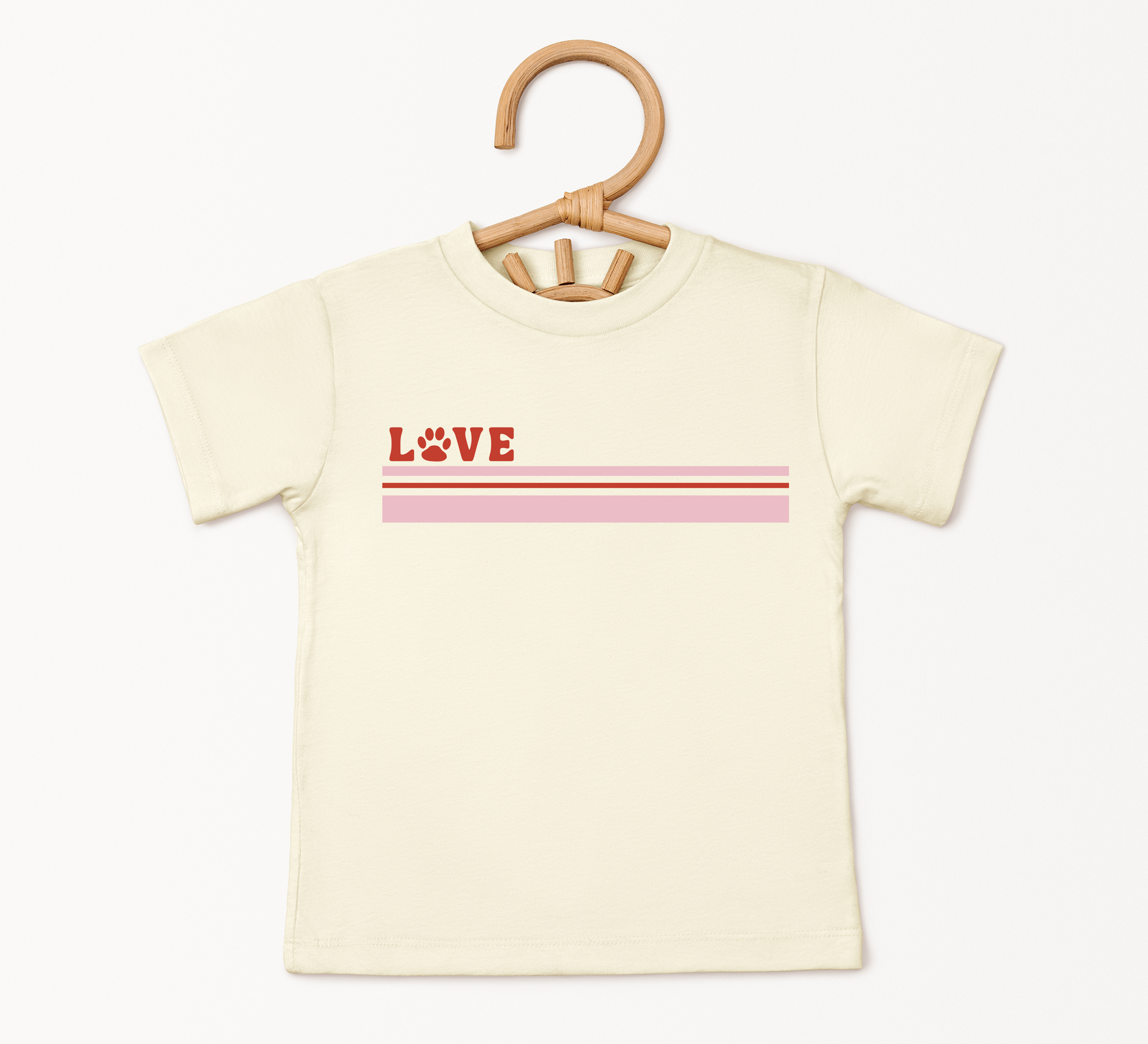 Love Paw Stripe Tees | Minis