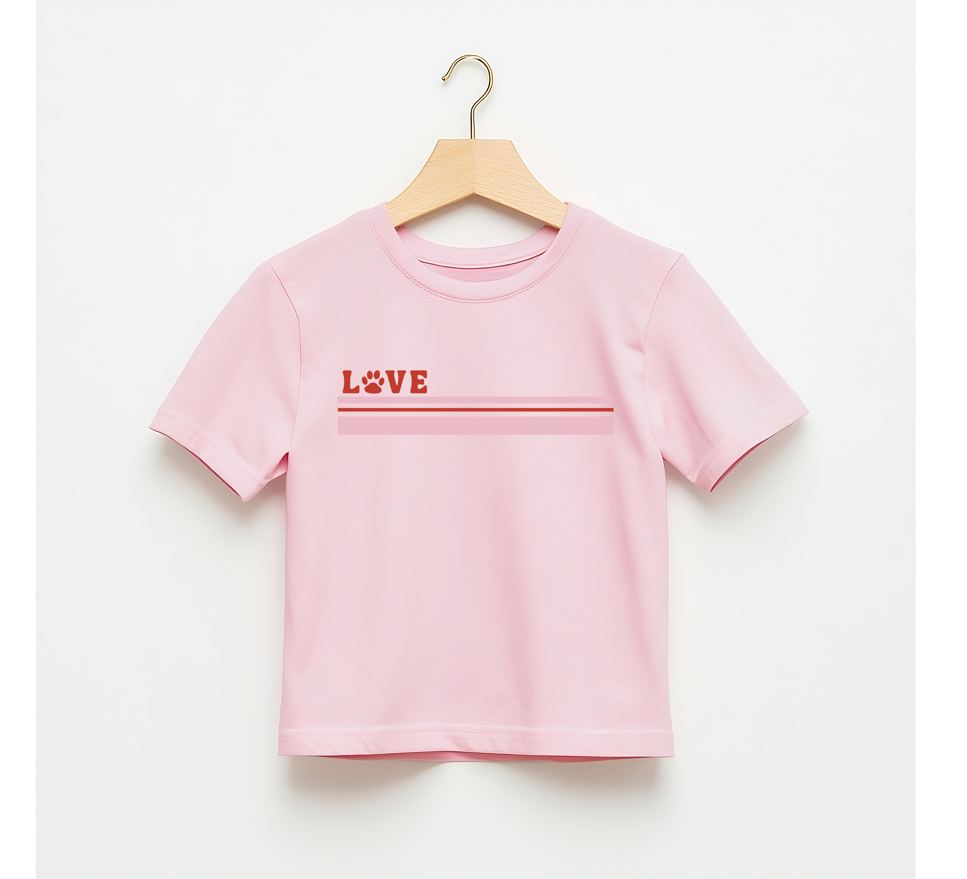 Love Paw Stripe Tees | Minis