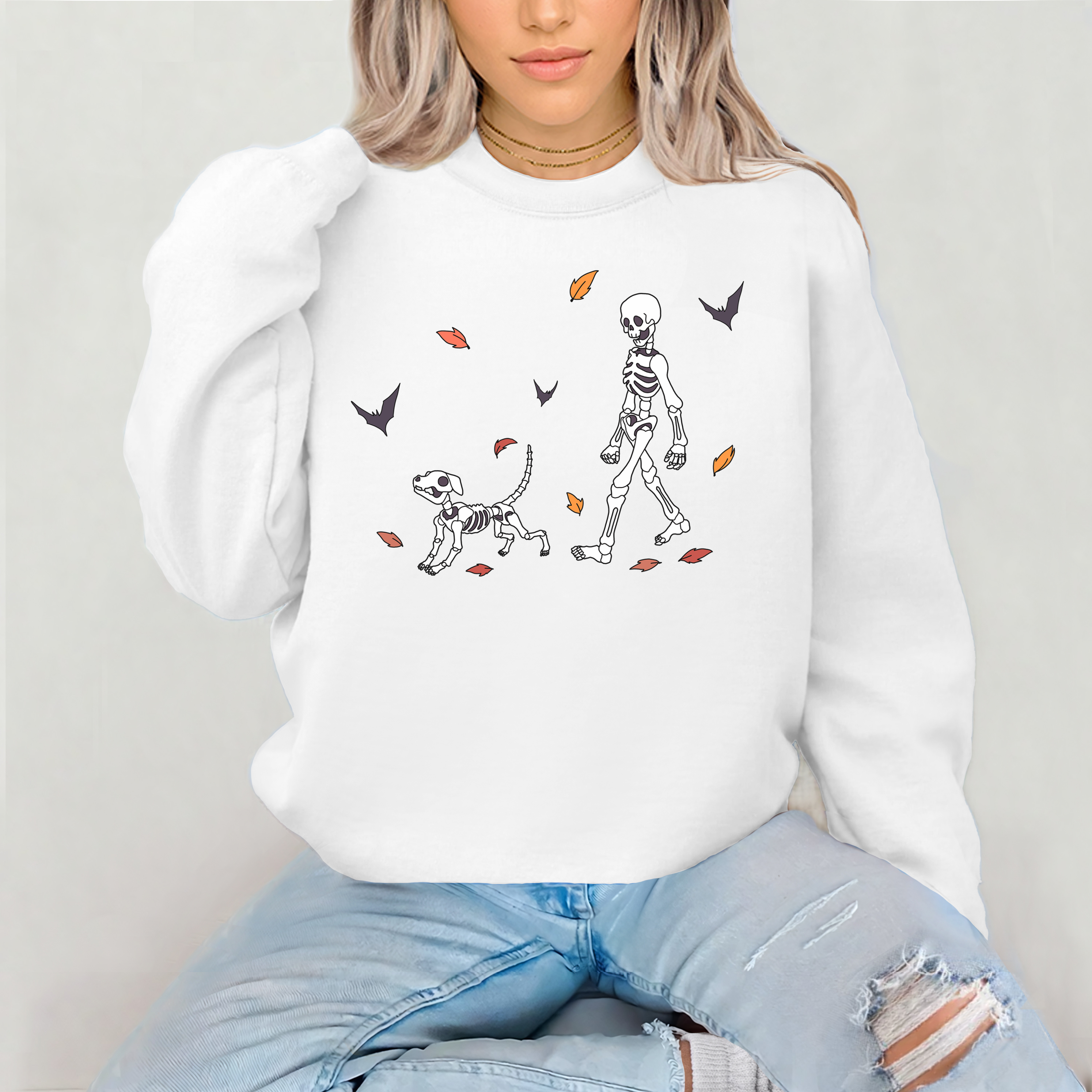 Skellies Fall Walk Sweatshirt