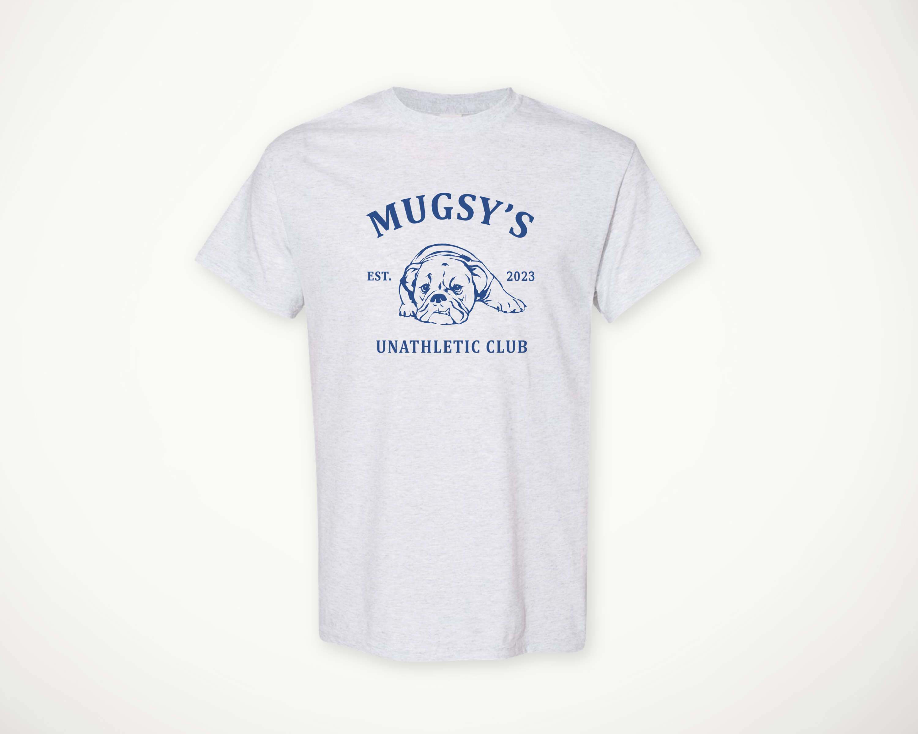 Mugsy's Unathletic Club - Ash Grey Tee